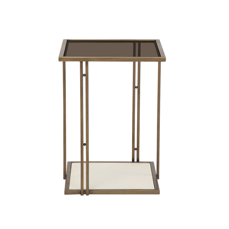 Enzo Decor Glass End Table Wayfair Canada